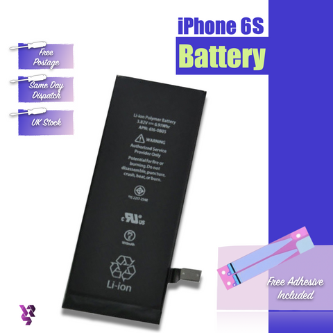 iPhone 6s Replacement Internal Battery 1715 mAh 100% Capacity With Adhesive
