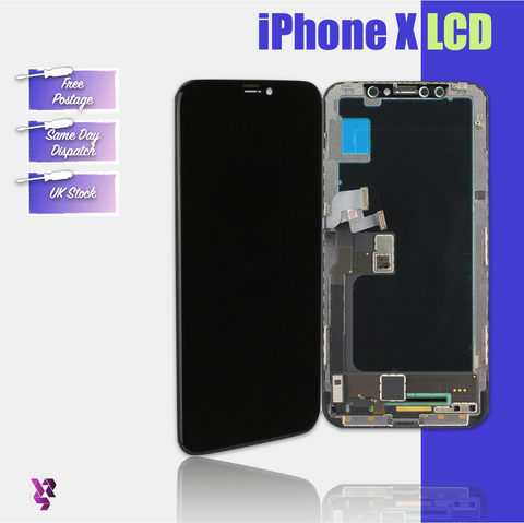iPhone X 5.8" Black LCD Replacement 3D Touch Screen Digitiser Assembly