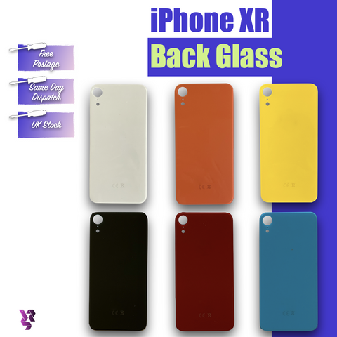 iPhone XR Back Glass Rear Battery Cover Replacement Big Hole